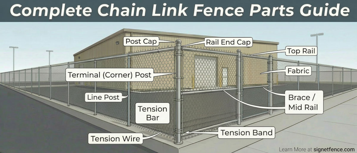 Complete Chain Link Fence Parts Guide