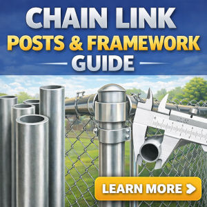 Chain Link Posts & Framework Guide